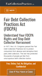 Mobile Screenshot of faircollectionpractices.com